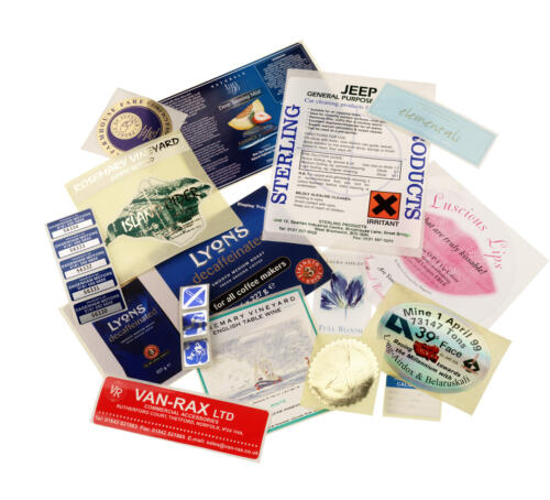 Custom printed labels