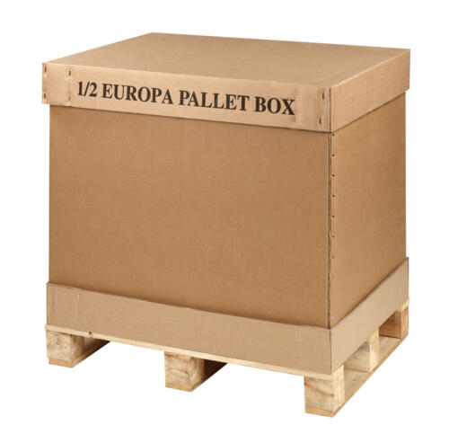 double wall corrugated container supplied fitted to pallet