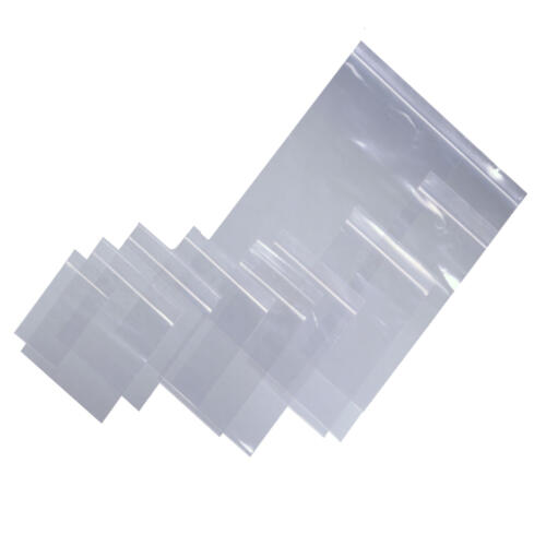 plain resealable polythene bags