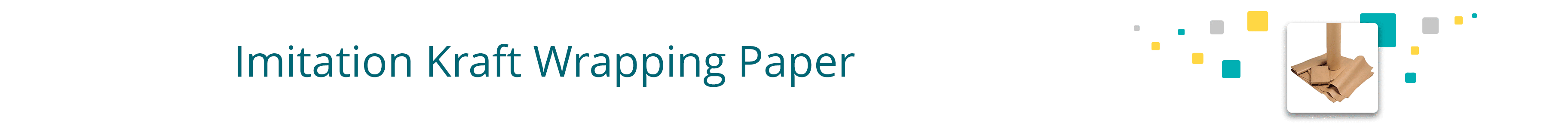 Imitation Kraft Wrapping Paper