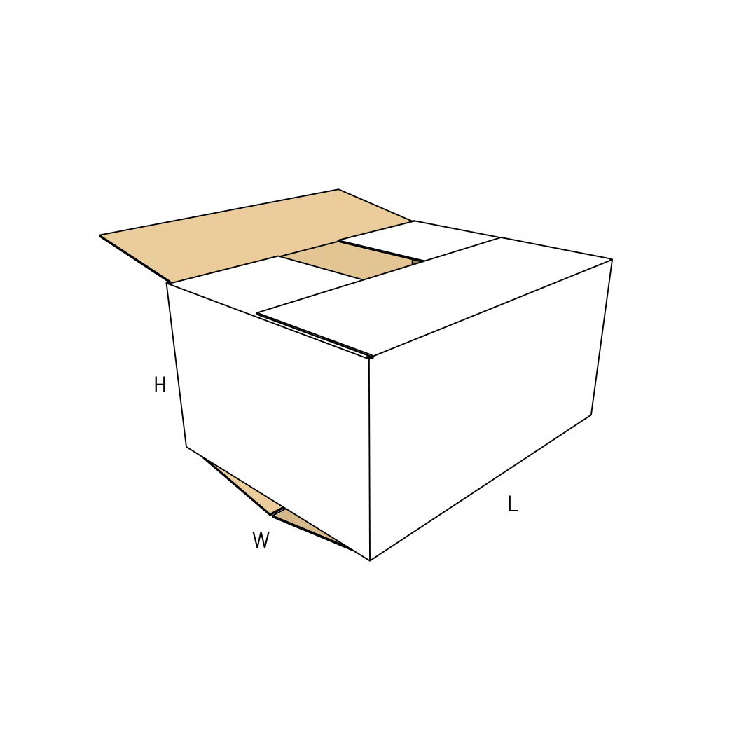 fefco box style 0201 cardboard custom box