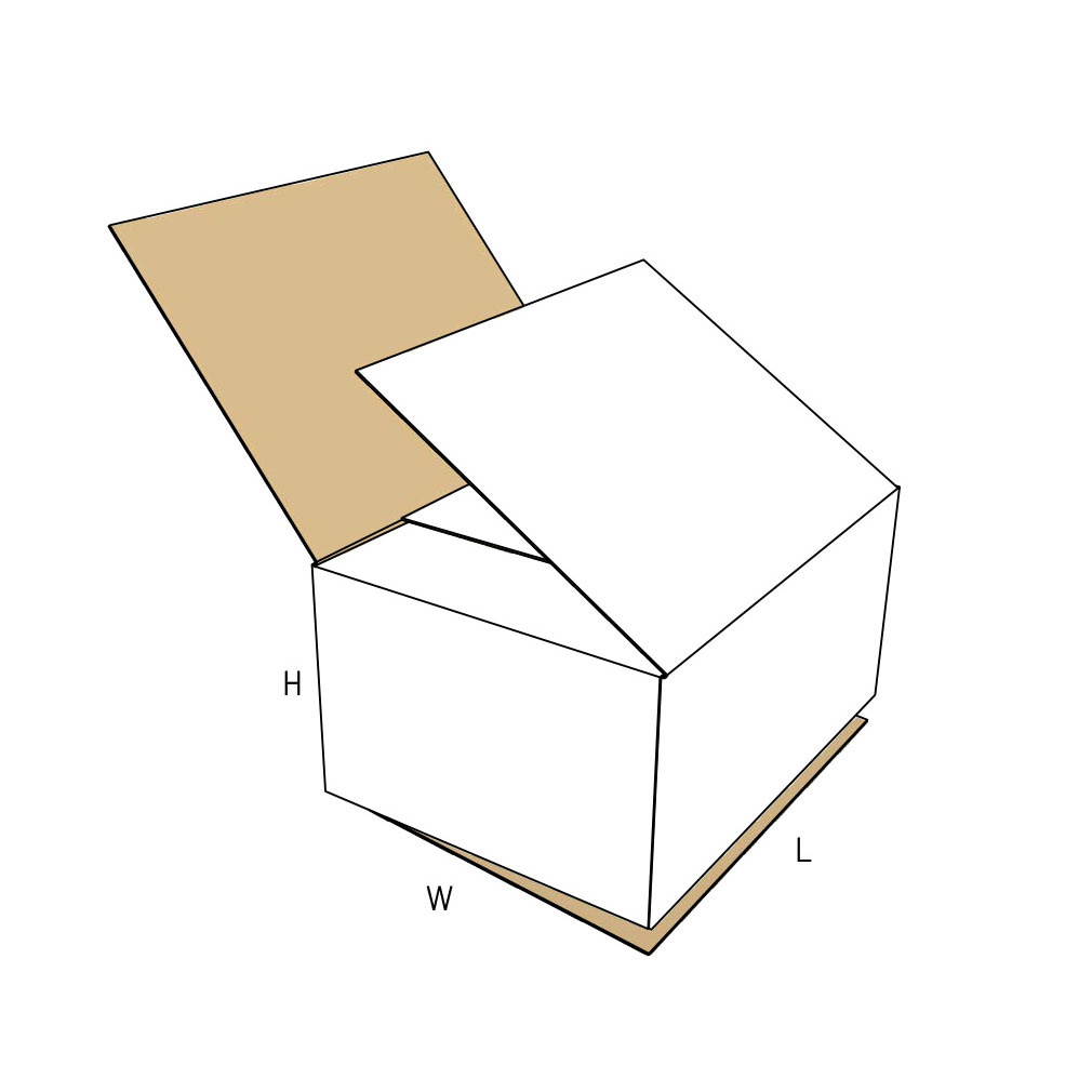 fefco box style 0203 cardboard custom box