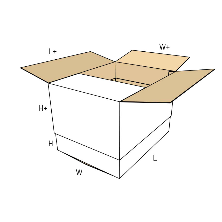 fefco box style 0320 cardboard custom box
