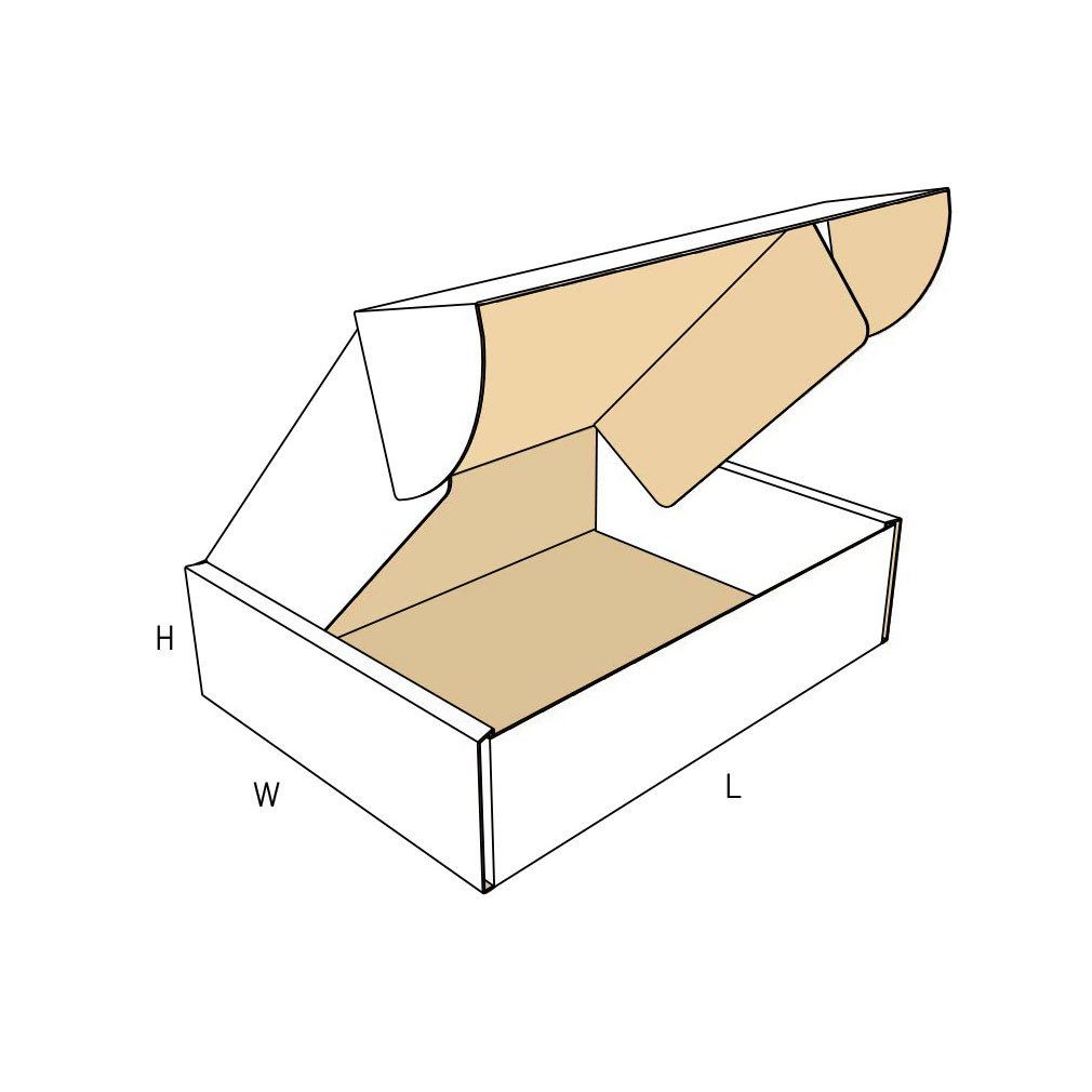 fefco box style 0427 cardboard custom box