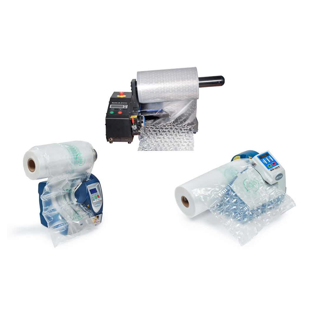 air cushioning machines for lightweight protective packaging